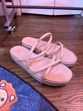 A new day target Strappy Slide Sandals in Light Pink